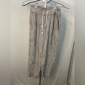 AERIE Black and White Striped Pants Size small‎